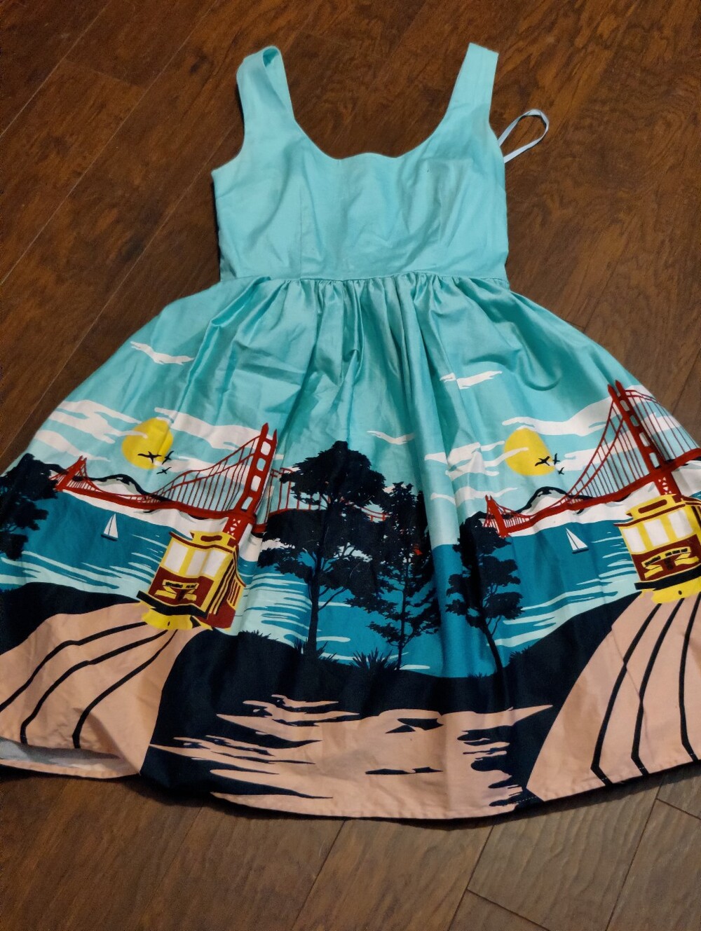 San Francisco Collectif modern does 50s Pin Up Rockabilly Fit Flare mini ODress